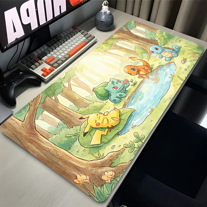 Tech Desktop Accessories - Mouse Pad Gaming PC Accessories Pikachu