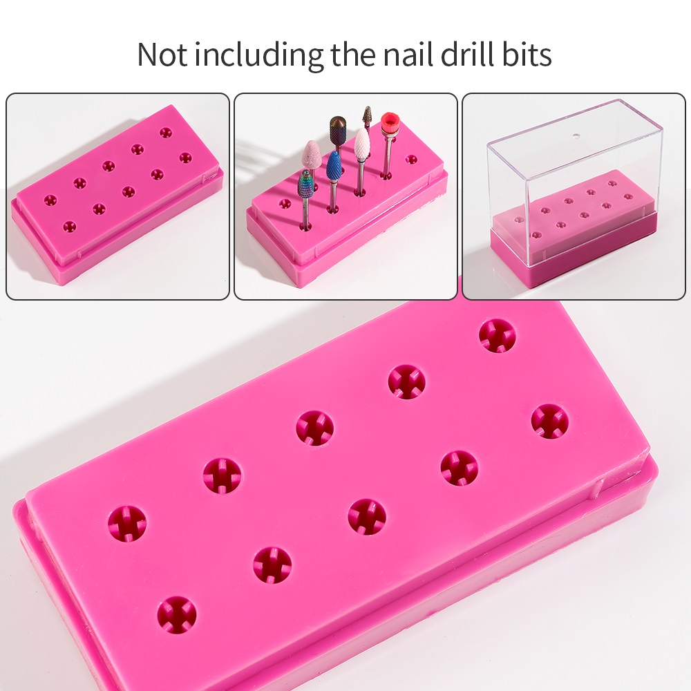 7 /10 Holes Nail Art Bit Stora - Nail Tech Accessories reseña y precio