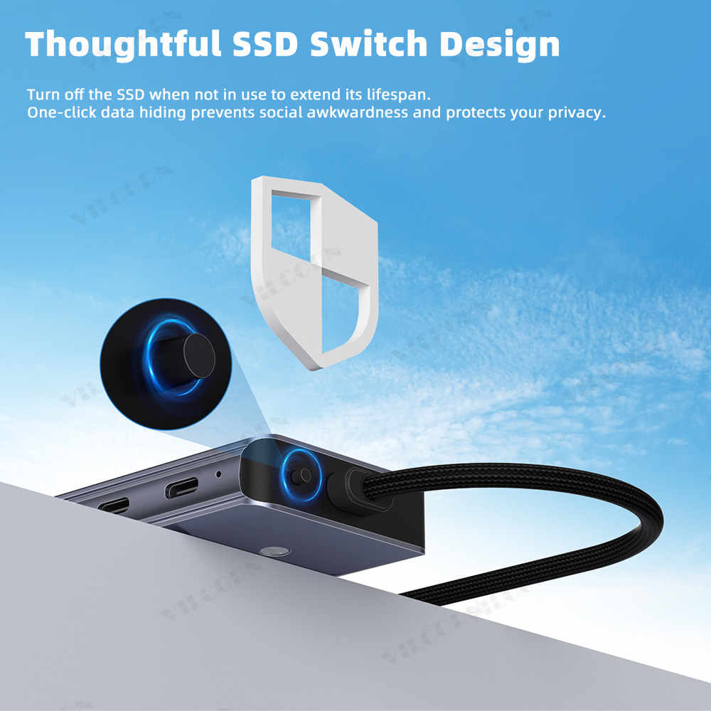 7in1 USB C Hub For MacBook Pro - Portable Ssd Enclosure reseña y precio