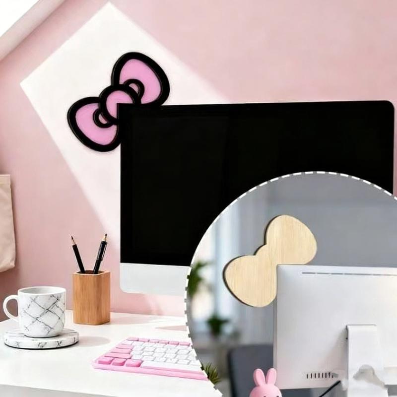 New 1/2Pcs Wooden Bowknot PC A - Tech Desktop Accessories reseña y precio