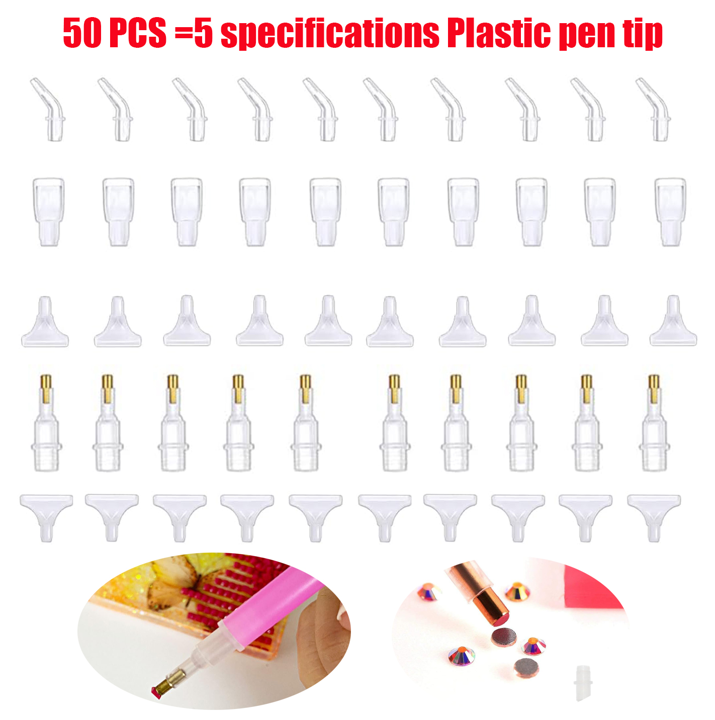 50 Pcs Diamond Painting Art Dr - Nail Tech Accessories reseña y precio