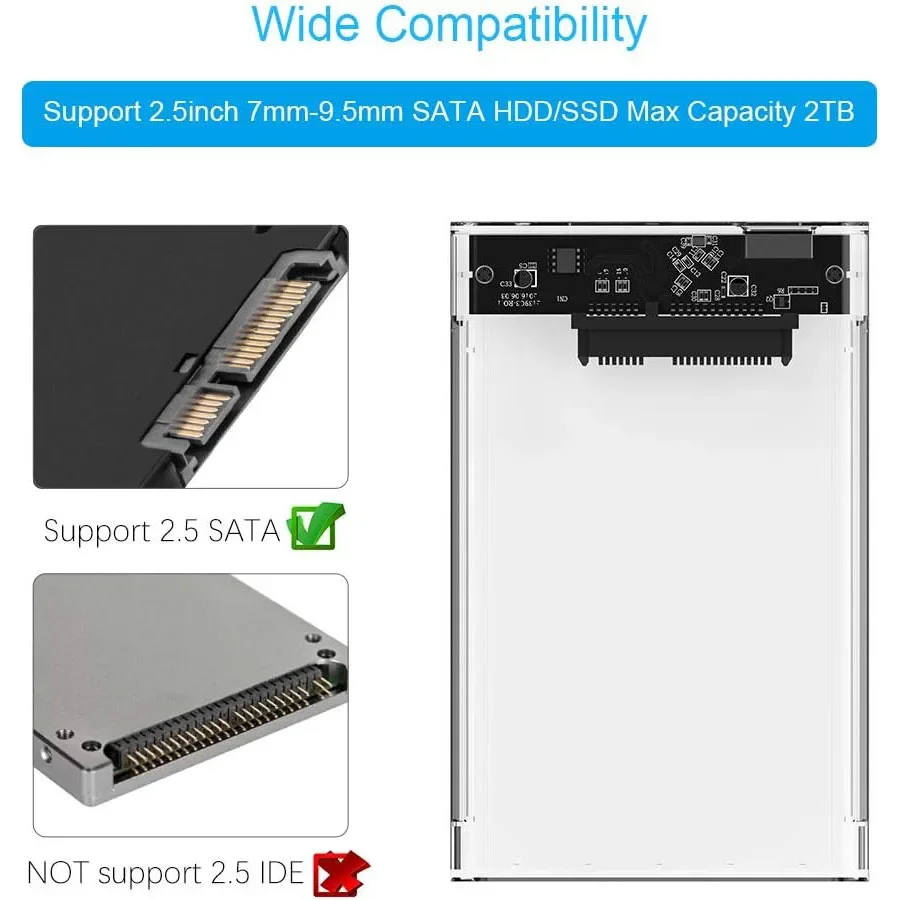 USB 3.0 External Hard Drive En - Portable Ssd Enclosure reseña y precio
