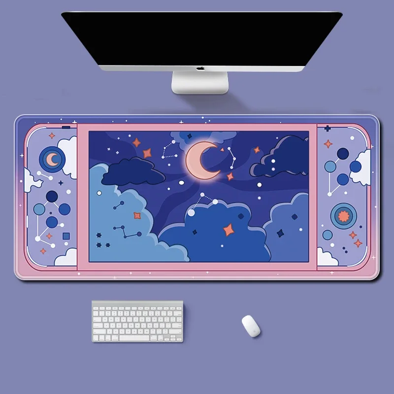 Moon and Stars Large Desk Mat  - Tech Desktop Accessories reseña y precio