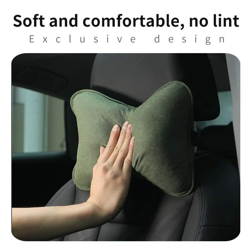 Suede Car Neck Pillow for Rena - Tech Neck Accessories reseña y precio