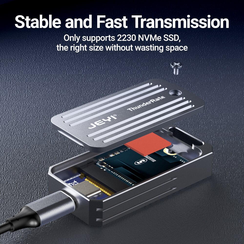 JEYI 2230 NVMe SSD Enclosure,  - Portable Ssd Enclosure reseña y precio