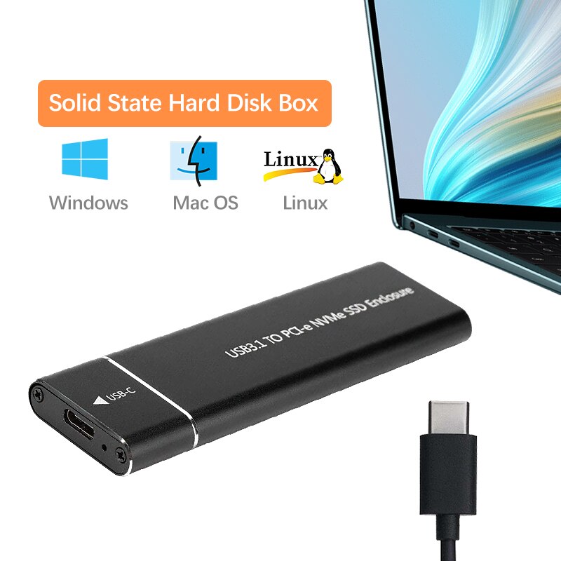 USB3.1 M.2 NVME SSD Enclosure  - Portable Ssd Enclosure reseña y precio