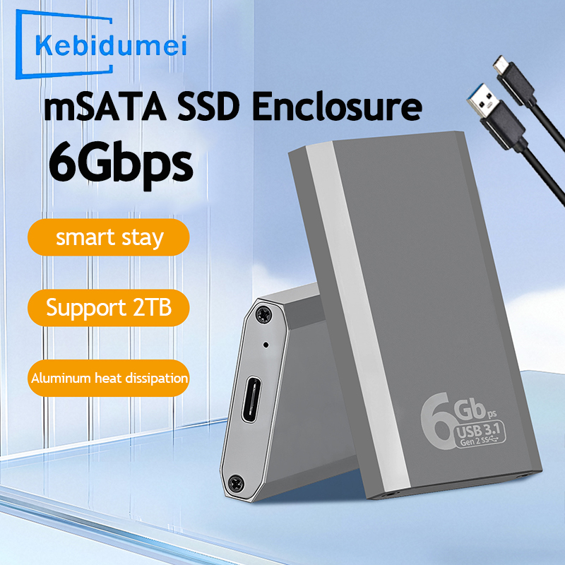 mSATA To USB 3.1 SSD Enclosure - Portable Ssd Enclosure reseña y precio