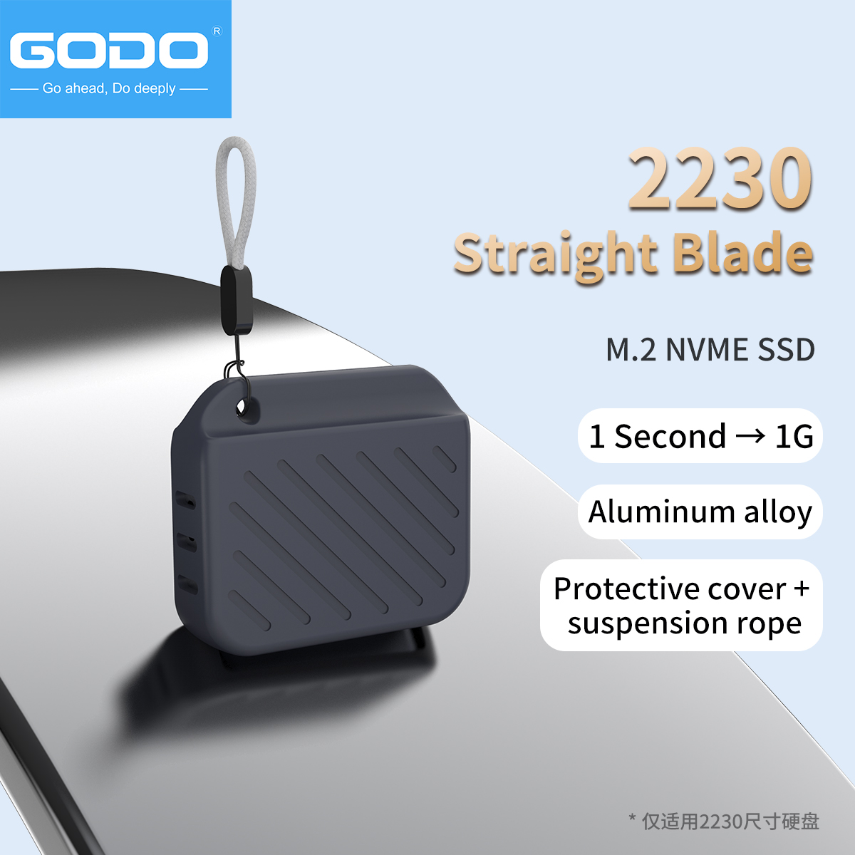 GODO 2230 Type-C Plug & Play M - Portable Ssd Enclosure reseña y precio