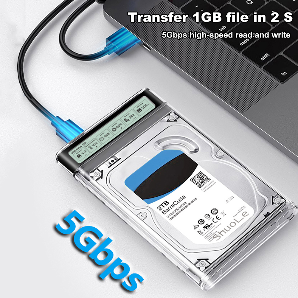 Kebidumei Smart Display HDD Ca - Portable Ssd Enclosure reseña y precio