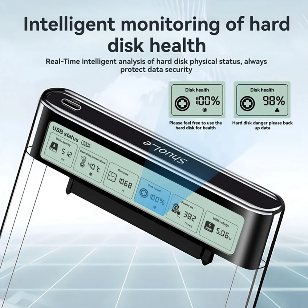 Kebidumei Smart Display HDD Ca - Portable Ssd Enclosure reseña y precio